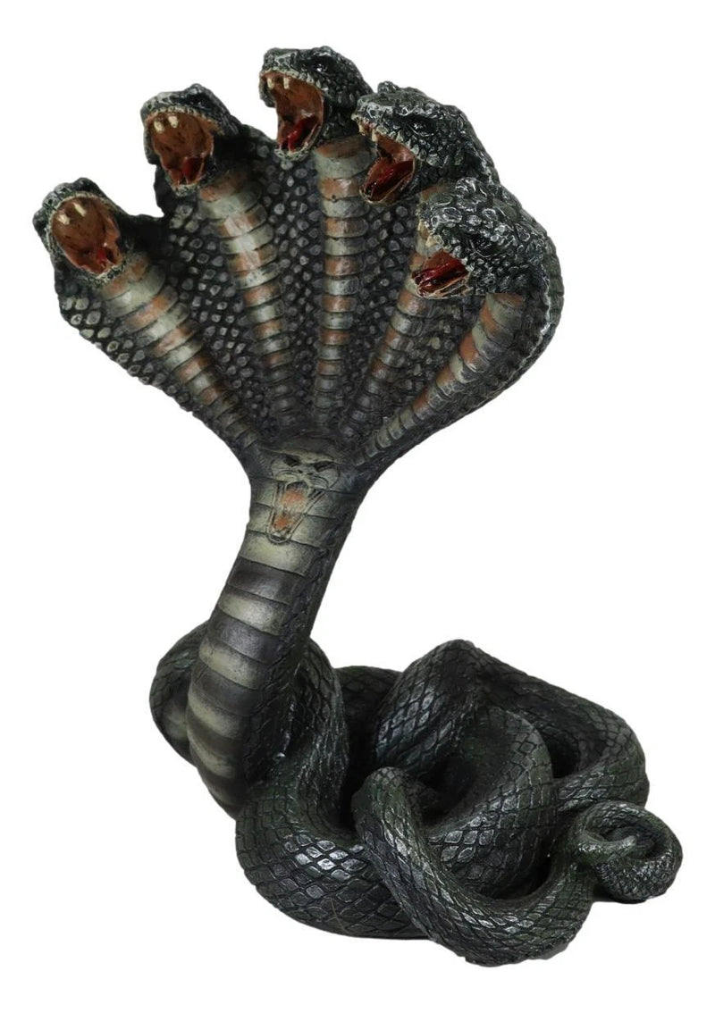 Hindu Primordial Multi Headed Shesha Snake Demigod Nagaraja Of Vishnu Figurine-2