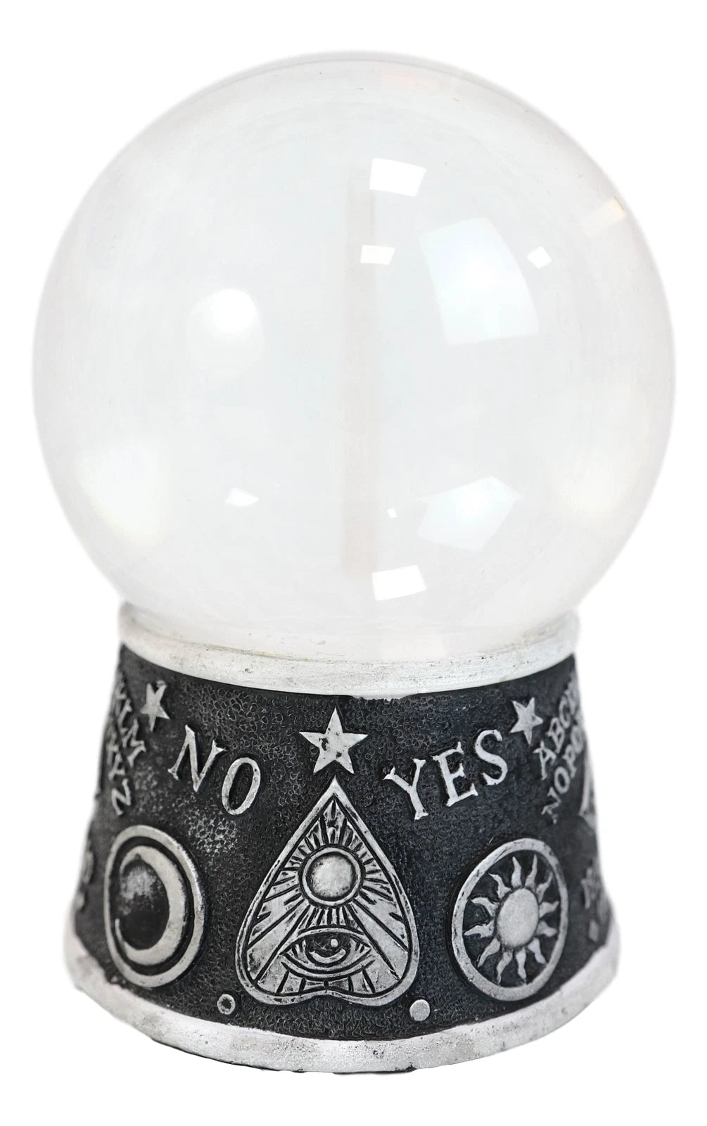 Tablero espiritual de ouija wicca, plancheta de mal de ojo, bola de cristal LED para mirar-3