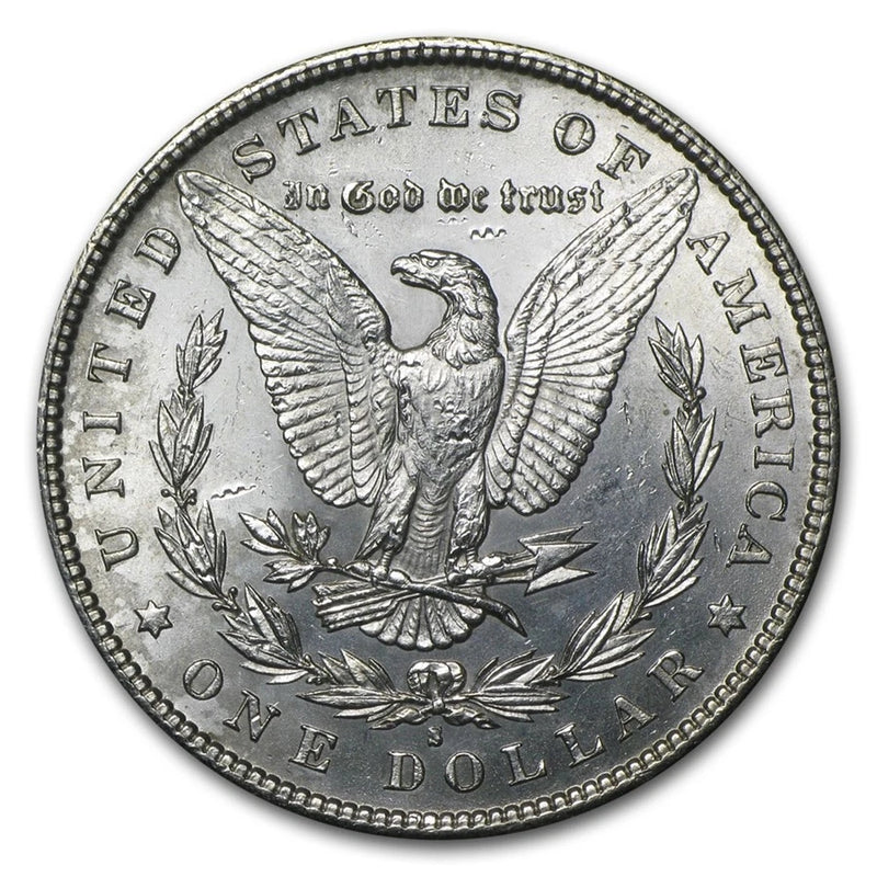 1891 S Morgan Silver Dollar $1 Brilliant Uncirculated BU 90% Silver-2