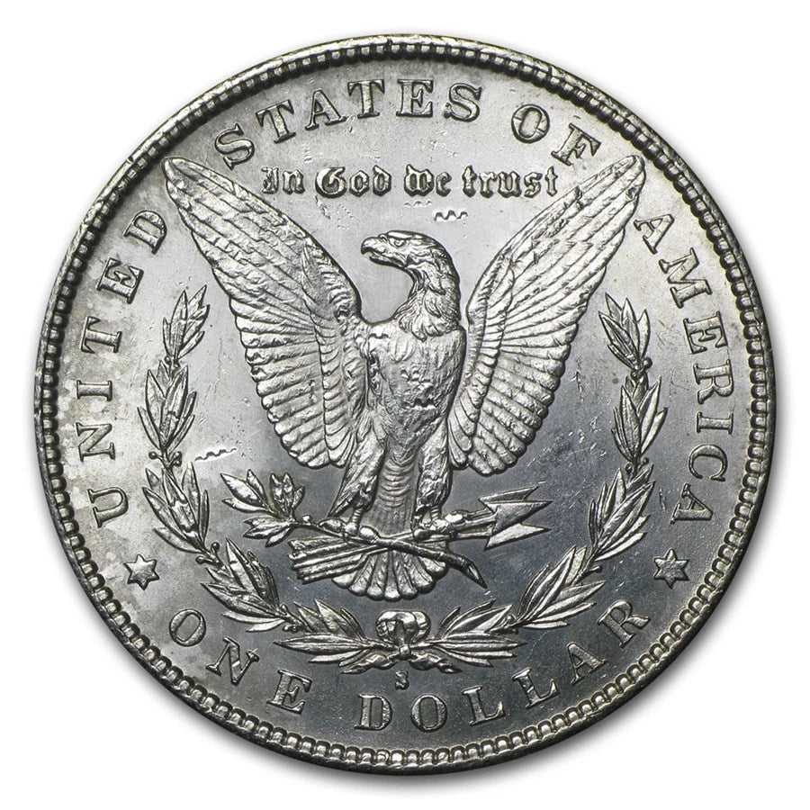 1891 S Morgan Silver Dollar $1 Brilliant Uncirculated BU 90% Silver
