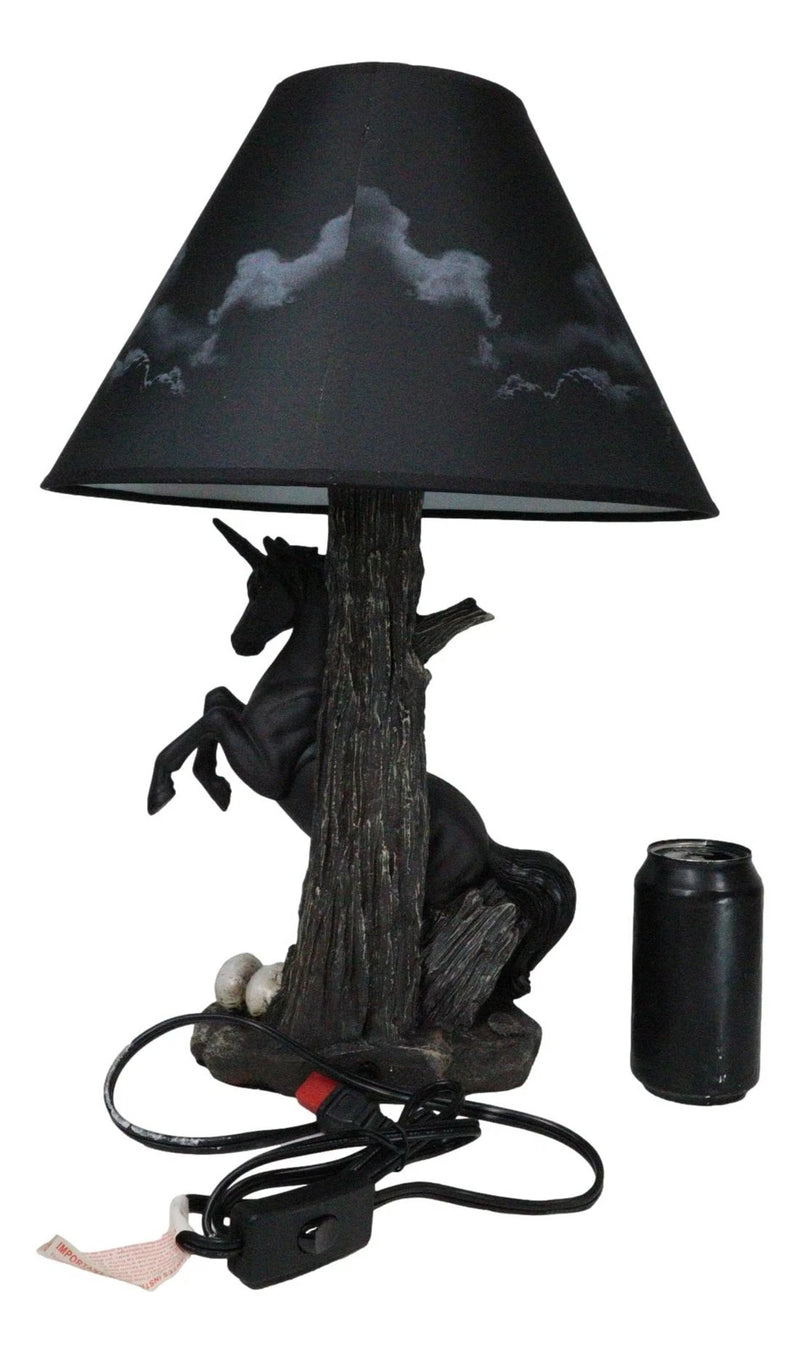 Unicorn Table Lamp, Sculptural Fantasy Desktop Night Light with Starry Sky Shade, 19" Tall, Bedroom, Living Room, Kids Room, Office Desk, Home Decor, Magical Gift-4