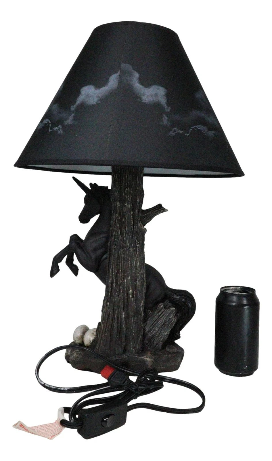 Unicorn Table Lamp, Sculptural Fantasy Desktop Night Light with Starry Sky Shade, 19" Tall, Bedroom, Living Room, Kids Room, Office Desk, Home Decor, Magical Gift-4