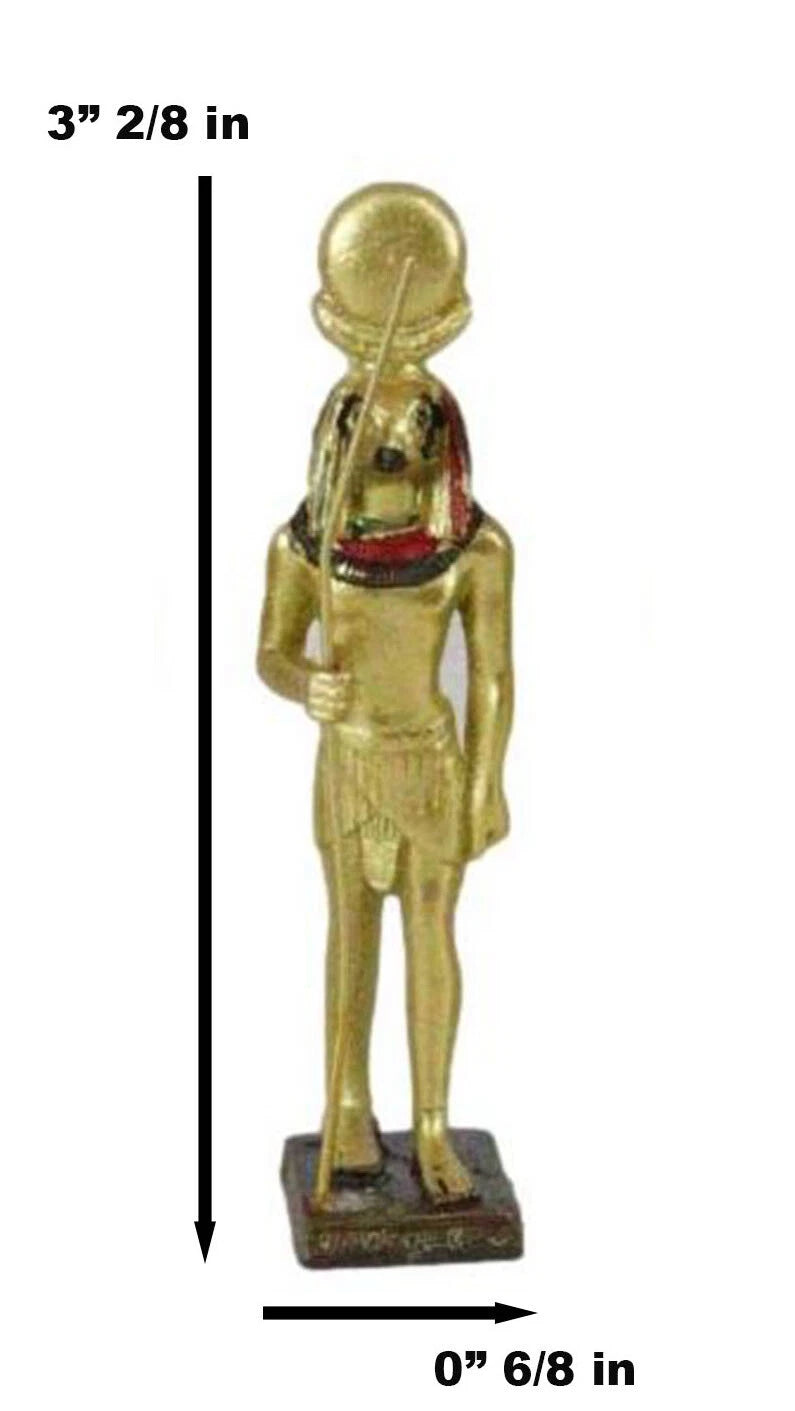 Miniature Egyptian Obelisk Gods Goddesses Pharaoh And Royalty Figurine Set of 16-5