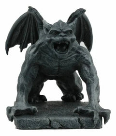 Winged Demonic Gargoyle Statue Gothic Night Crawler Sentry Stone Devil-1