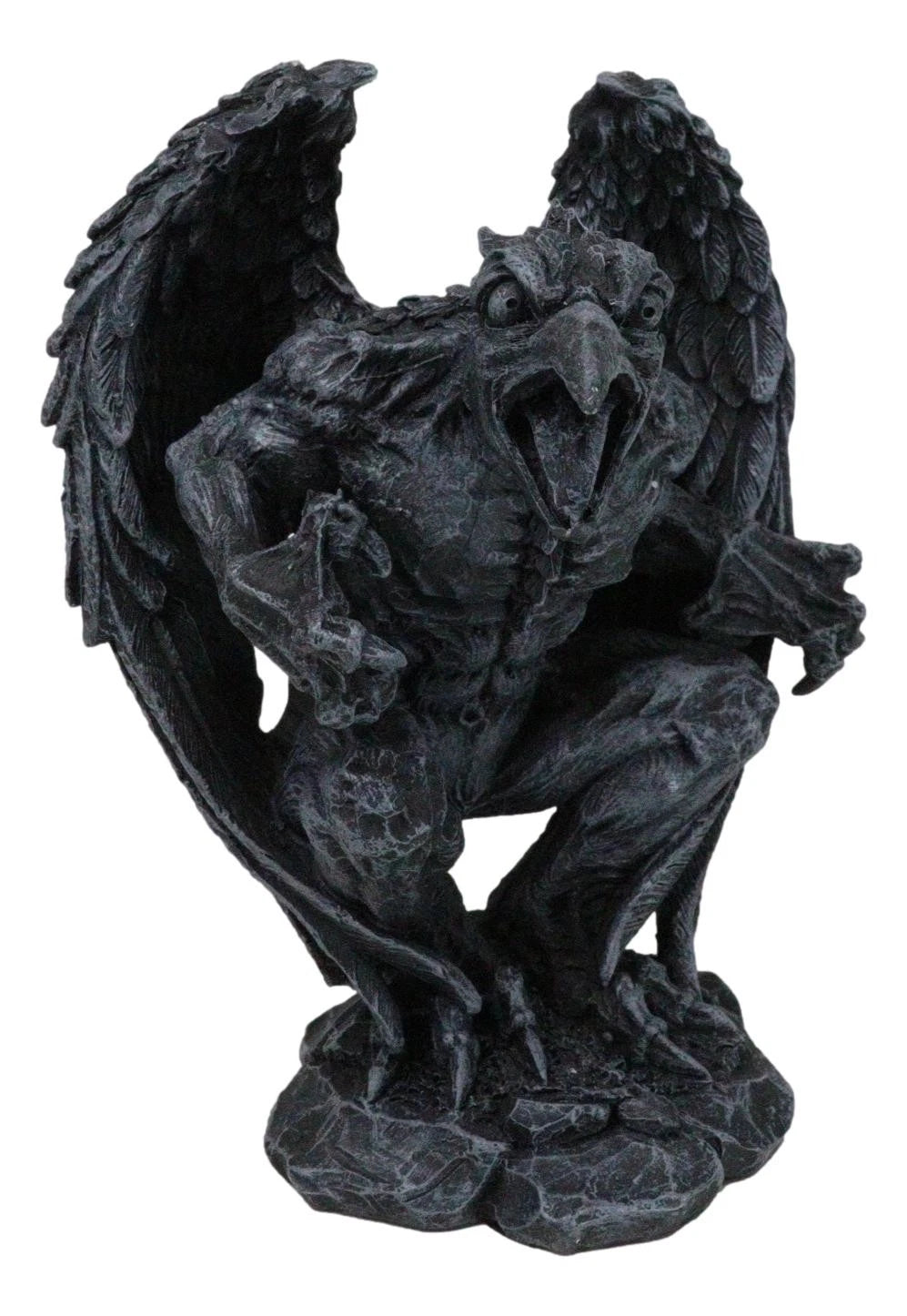 Gothic Winged Avian Eagle Bird Renegade Gargoyle Decorative Figurine 6.25"H-3