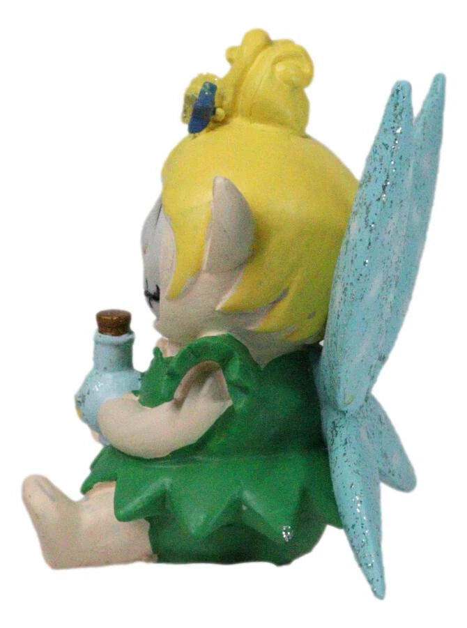 Furrybones Tinker Bell Fairy With Pixie Dust Skeleton Figurine Furry Bones-4