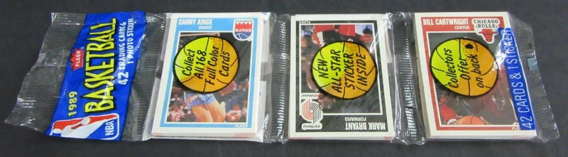 1989/90 Fleer Basketball Unopened Rack Pack-1