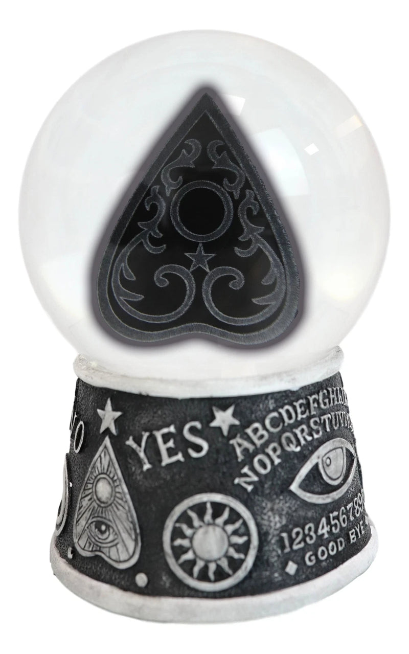 Tablero espiritual de ouija wicca, plancheta de mal de ojo, bola de cristal LED para mirar-7