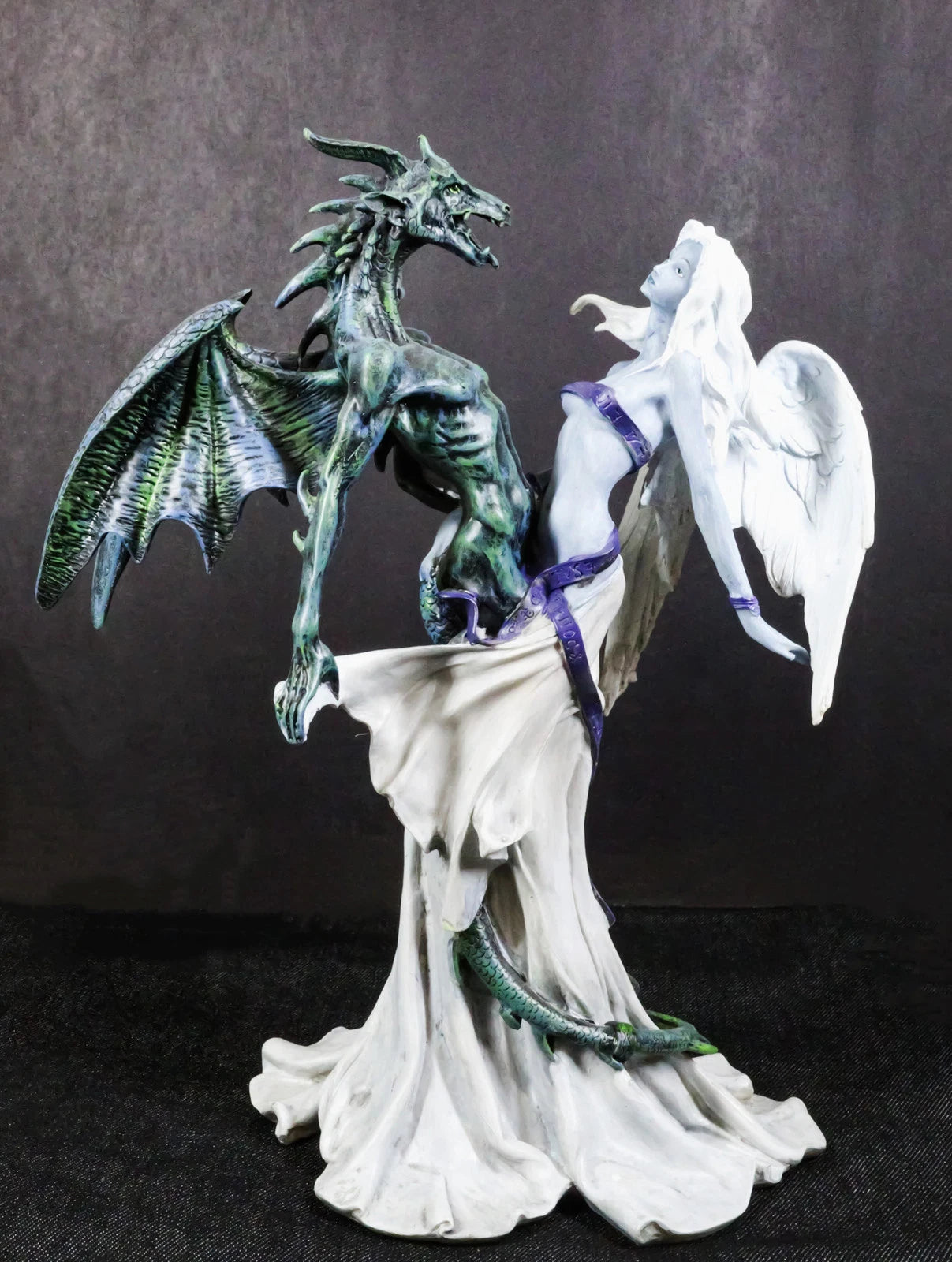 The Dark Chemical Wedding Union of Night Dragon and Morning Angel Figurine-7