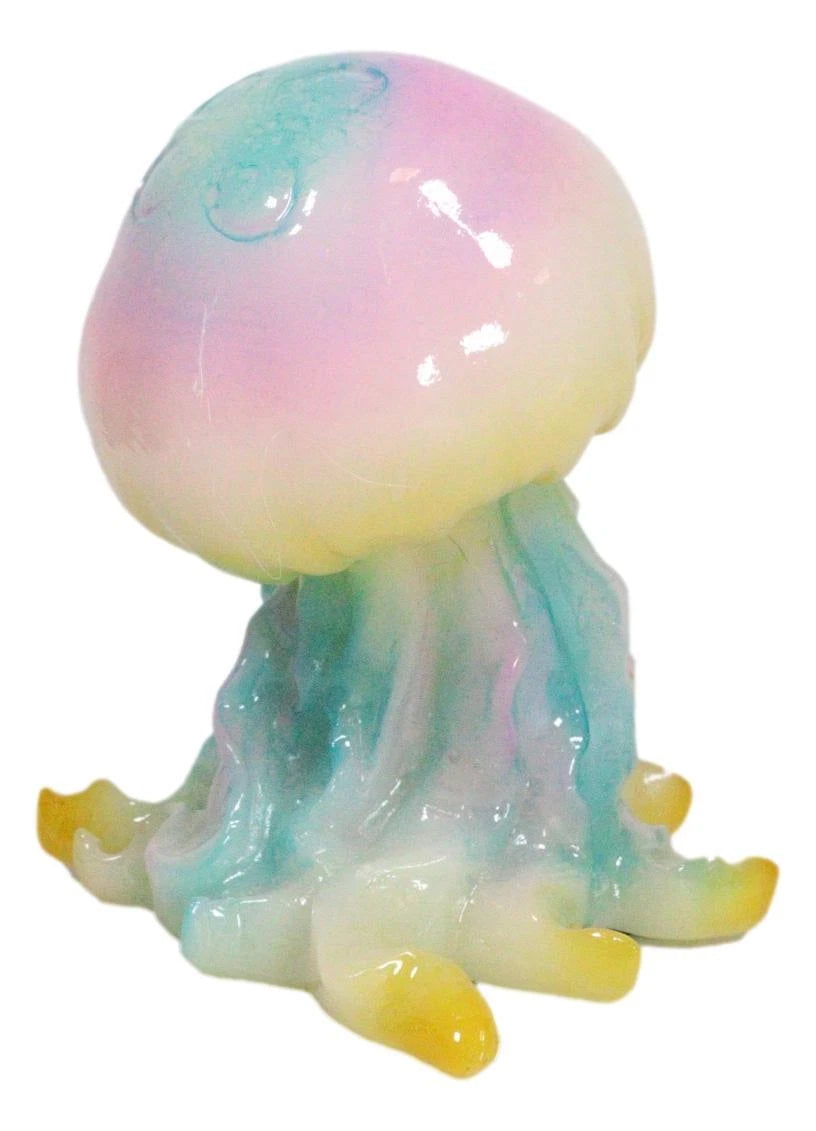 Nautical Colorful LED Glow Light Acrylic Resin Jellyfish Sea Jellies Figurine-5