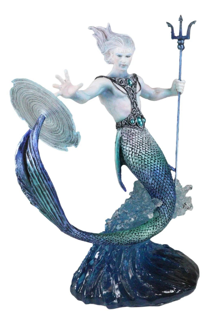 Water Elemental Talokan Sea Wizard Sorcerer Bending Ocean Spirit Energy Figurine-5