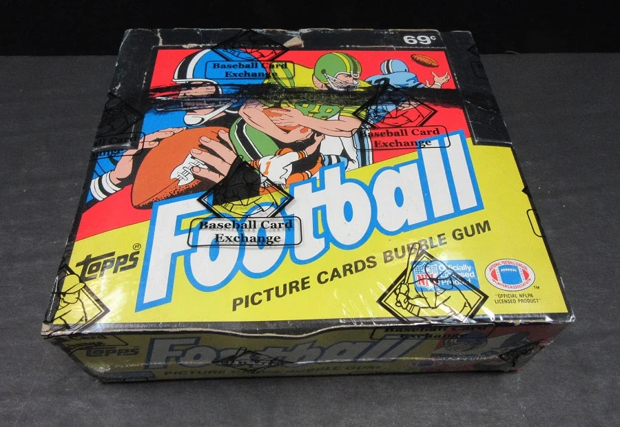 1987 Topps Football Unopened Cello Box (BBCE) (X-Out)-1