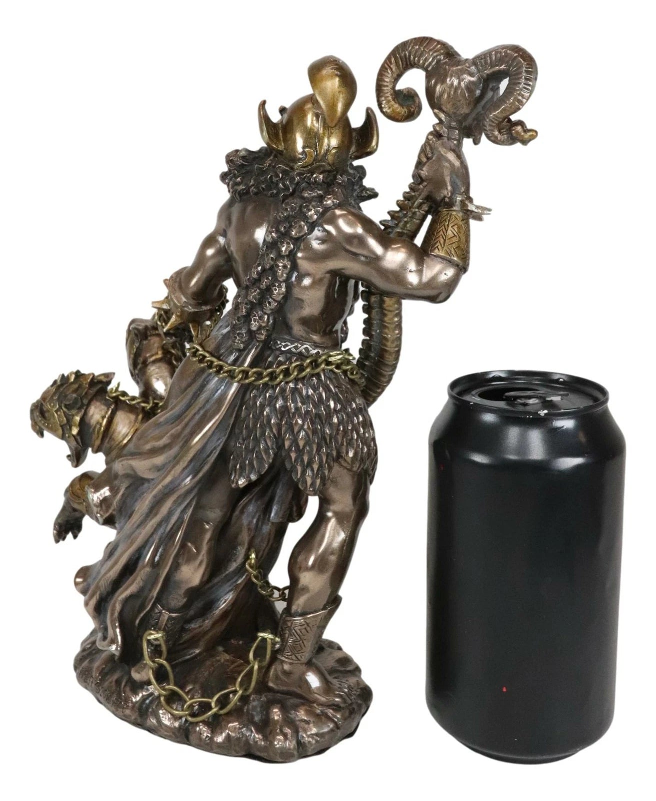 Figura del perro guardián Cerbero con correa, dios olímpico del inframundo, Hades-6