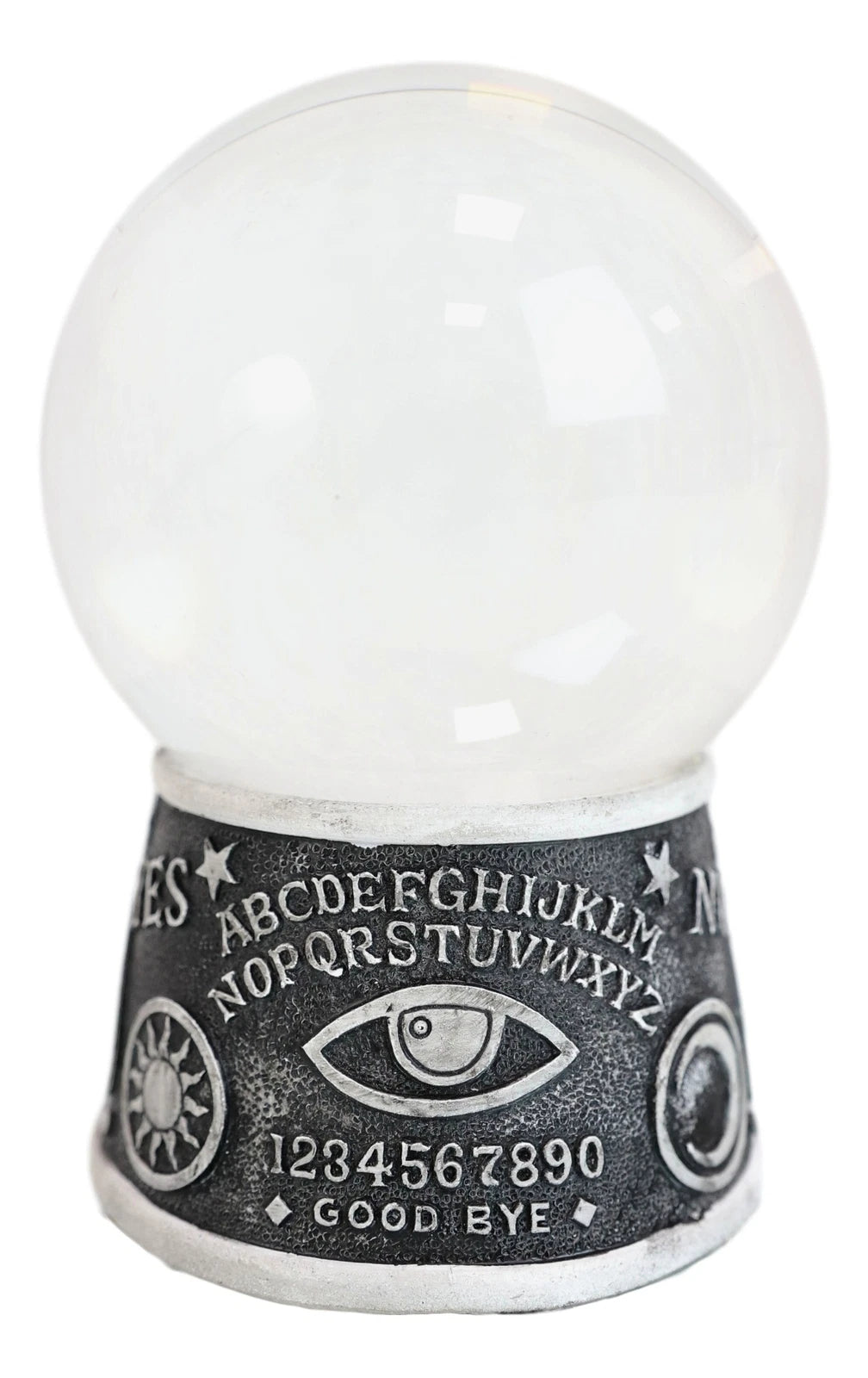 Tablero espiritual de ouija wicca, plancheta de mal de ojo, bola de cristal LED para mirar-8