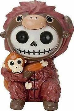 Furrybones Utan The Orangutan Hooded Skeleton Monster Collectible Sculptur-5