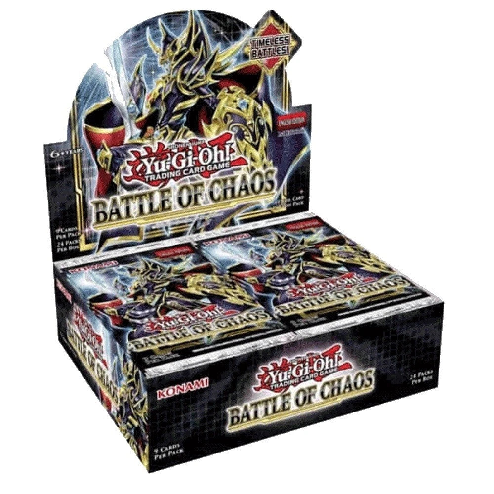 Yugioh Battle of Chaos Booster Box 1st Edition Factory Sealed 24 Packs-1