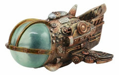 Steampunk Universe Space Exploration Spaceship Collectible Fantasy Figurine-4