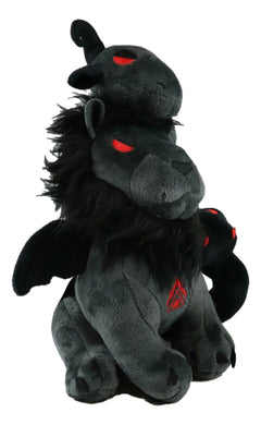 Greek Myth Chimera Lion Goat Head And Snake Head Tail Luxe Soft Plush Toy-4