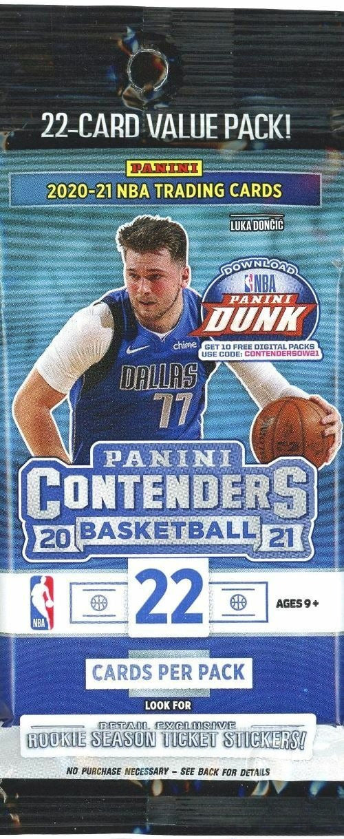 2020/21 Panini Contenders Basketball JUMBO FAT CELLO Box-264 Card! Edwards RC YR-2