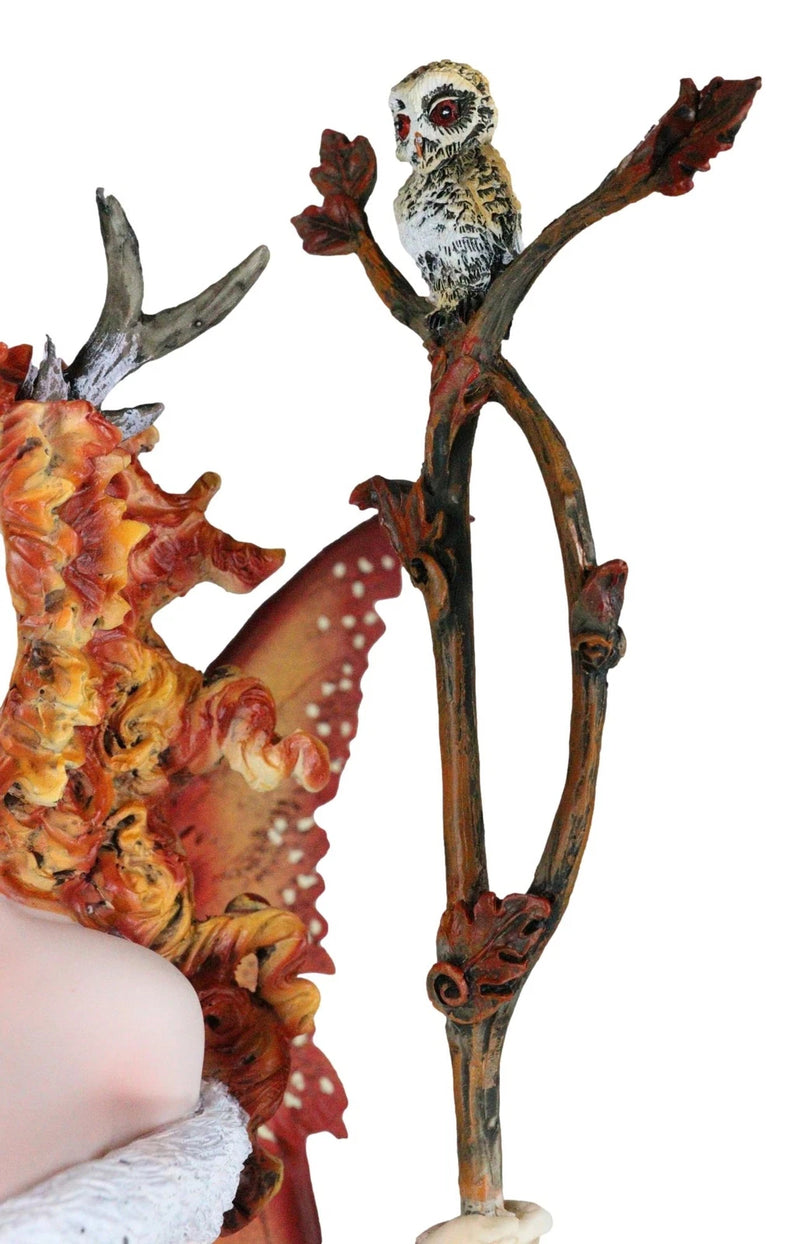 Amy Brown Pumpkin Queen Autumn Fairy Statue 17.5" Tall Fantasy Faery-9