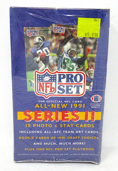 1991 Pro Set Football Series 2 Box (36/15)-1