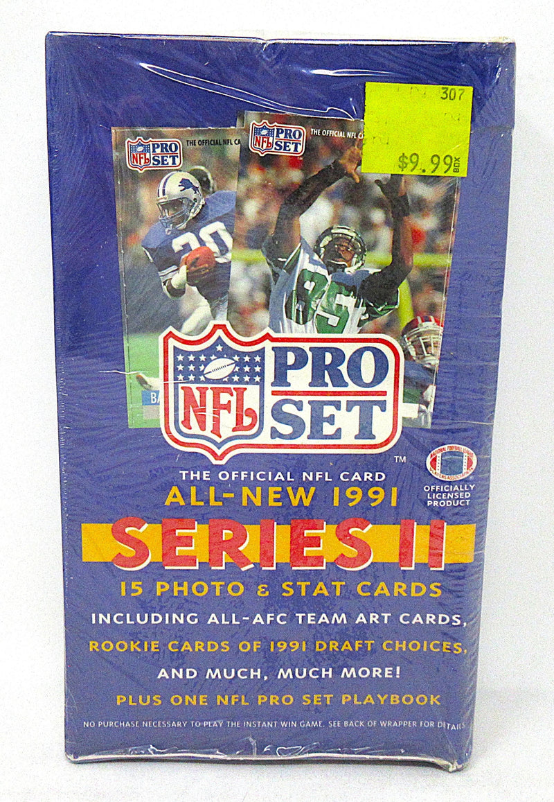 1991 Pro Set Football Series 2 Box (36/15)-1