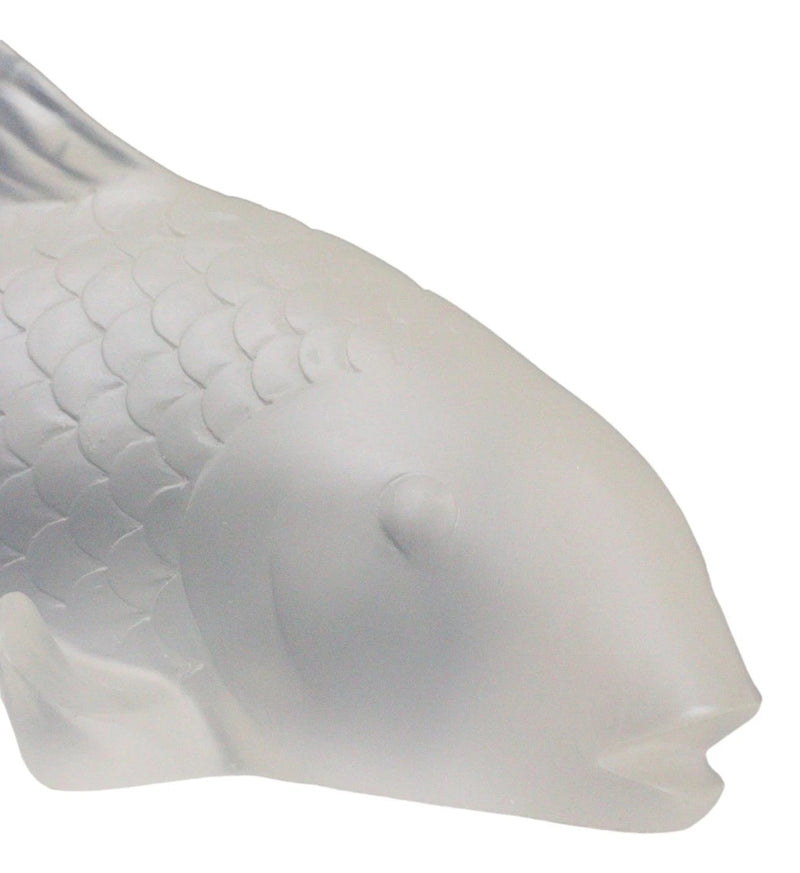 Feng Shui Auspicious Romantic Love Pond Koi Fish Frosted Acrylic Figurine-5