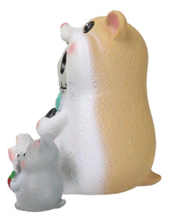 Furrybones Hammy Ribbon Hamster With Guinea Pig Skeleton Furry Bones Figurine-5