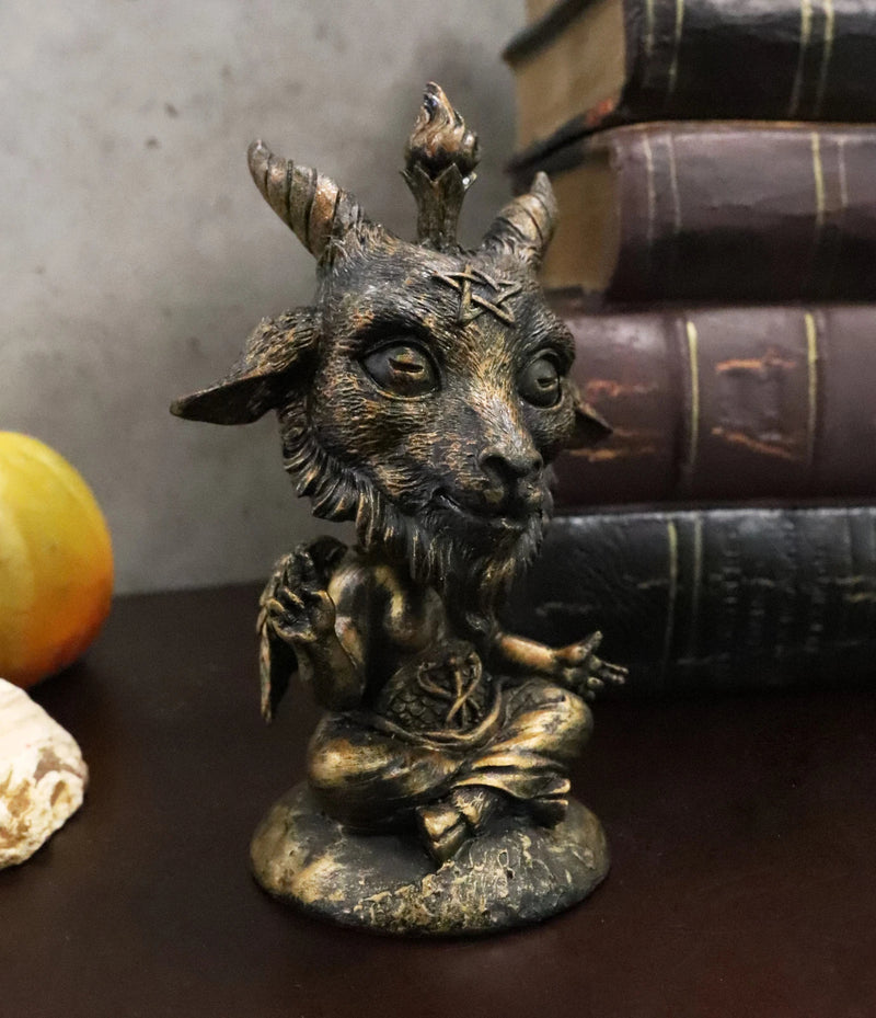 Sabbatic Goat Of Mendes Samael Lilith Baphomet Bobblehead Figurine-4