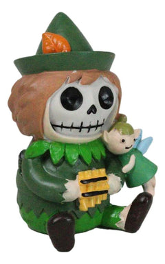 Furry Bones Whimsical Peter Pan With Tinker Bell Skeleton Figurine Furrybones-6