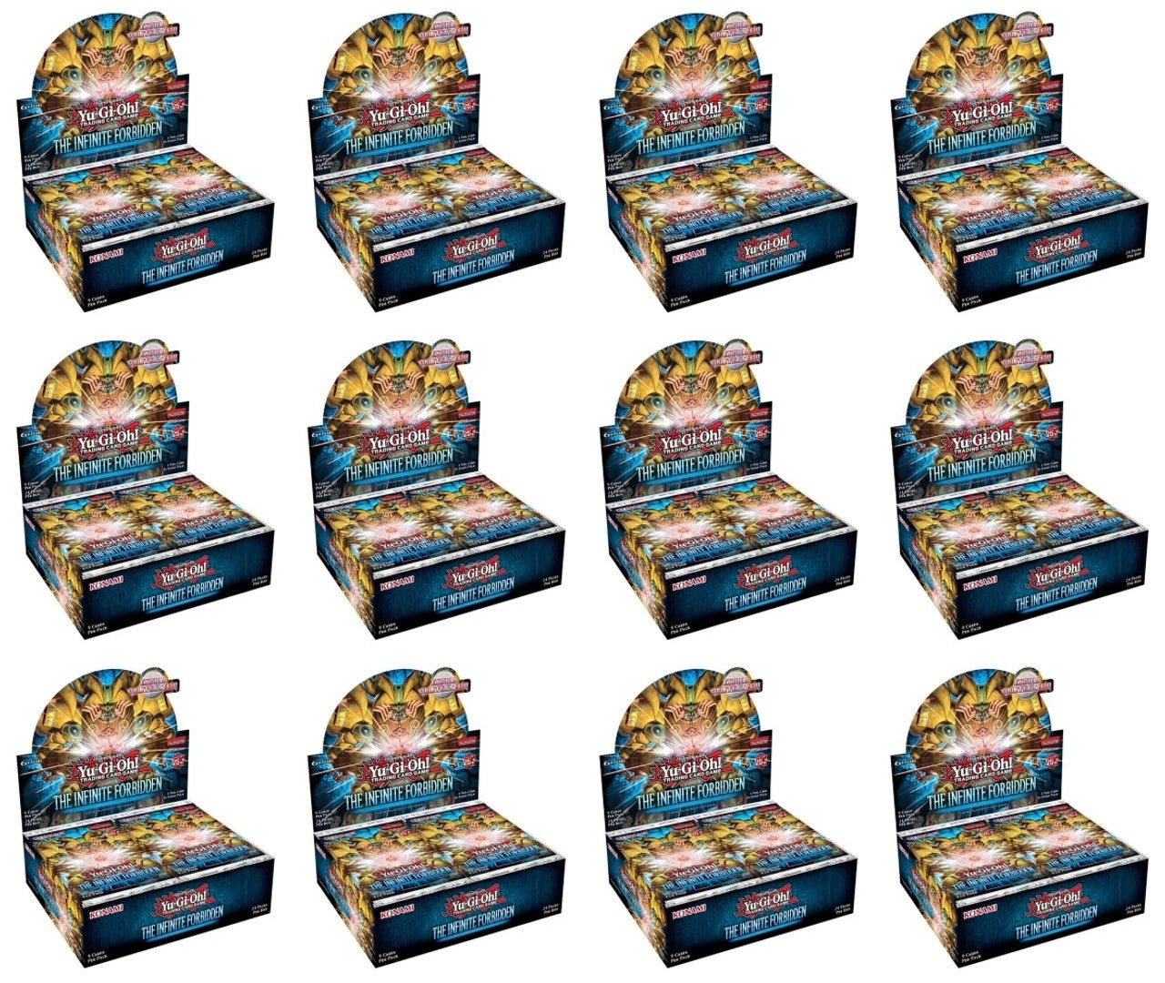 Yugioh The Infinite Forbidden Booster CASE (12 BOXES) Factory Sealed 1st Edition-1