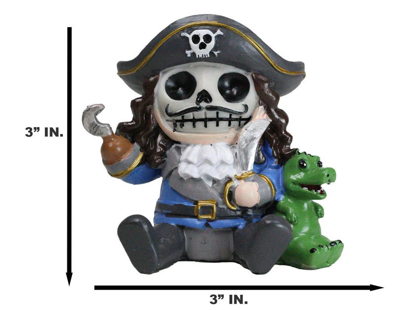 Furry Bones Arrr Matey Villain Pirate Captain Hook Peter Pan Figurine Furrybones-5