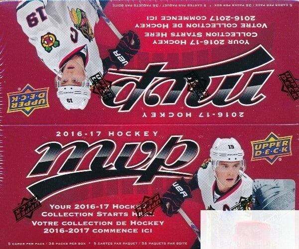 2016/17 Upper Deck MVP Hockey MASSIVE Factory Sealed 36 Pack Retail Box !!-1