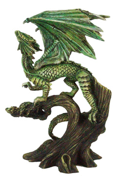 Mother And Baby Gaia Tree Earth Dragon Wyrmling Statue Figurine SET OF 2-4