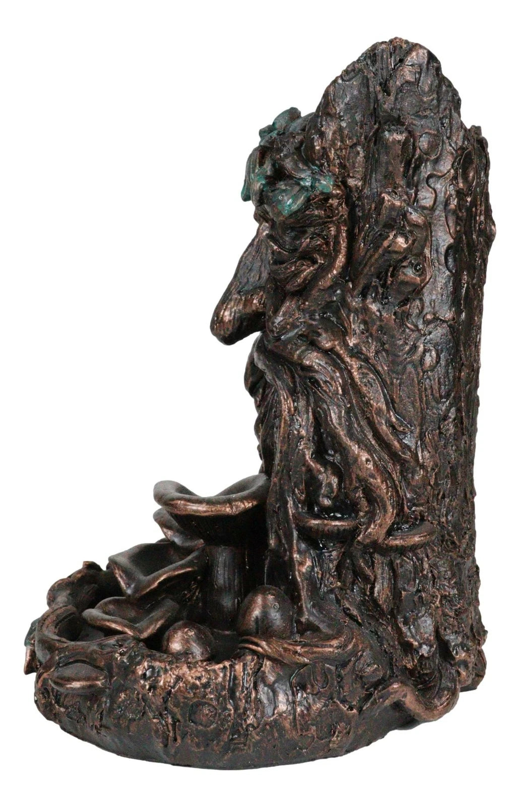 Celtic Greenman Tree Man God Forest Ent Backflow Incense Cone Burner Figurine-7