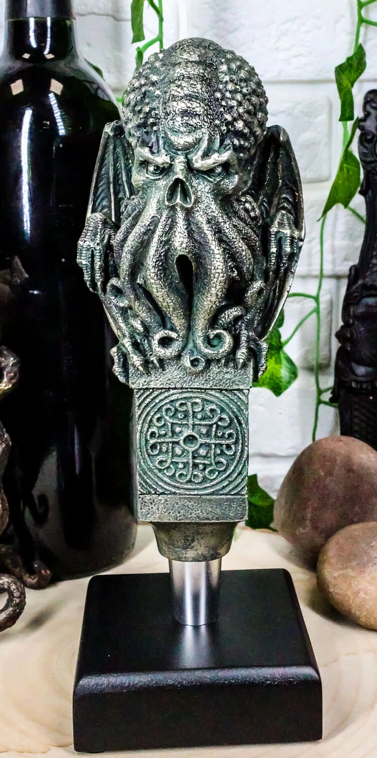 Cosmic God Cthulhu Kraken Octopus Novelty Beer Tap Handle Figurine W/ Base-2