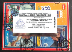 1986 Fleer Baseball Unopened Wax Box (FASC)-2