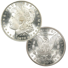 1879 S Morgan Silver Dollar $1 Brilliant Uncirculated BU 90% Silver-1