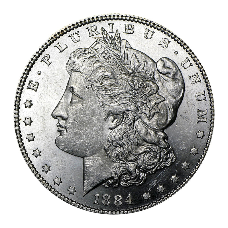 1884 O Morgan Silver Dollar $1 Brilliant Uncirculated BU 90% Silver-2