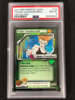 DBZ 2001 Trunks Guardian Drill 125 Foil PSA 8-1