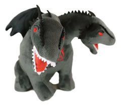 Hercules Second Labor Greek Hydra 2 Headed Dragon Luxe Soft Plush Toy 14"W-4