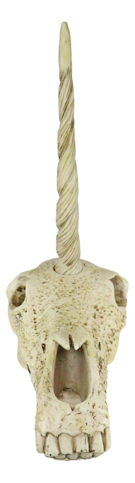 Fossil Unicorn Skull Rare Mythical Phantom Creature Skeleton Figurine-4
