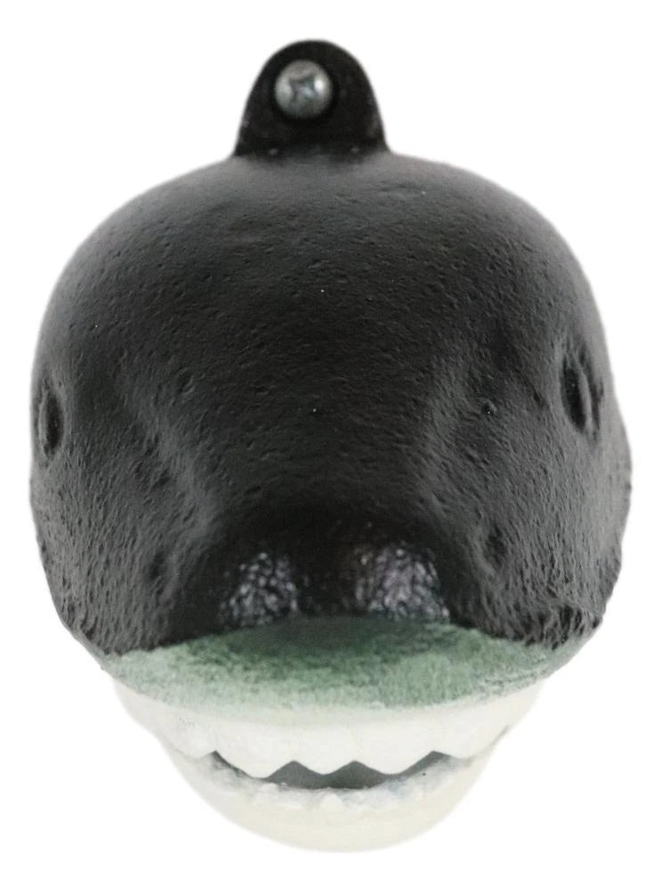 Cast Iron Nautical Marine Great White Shark Meg Fish Wall Decorative Accent-4