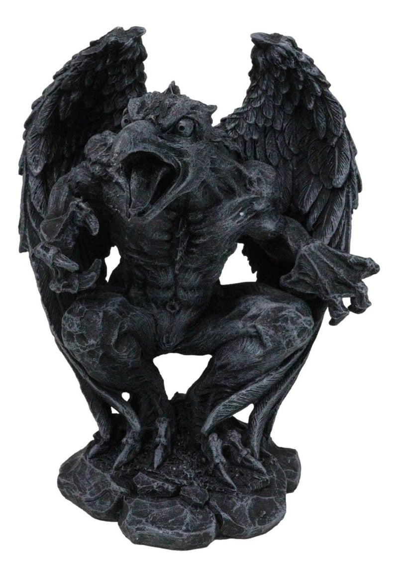 Gothic Winged Avian Eagle Bird Renegade Gargoyle Decorative Figurine 6.25"H-4