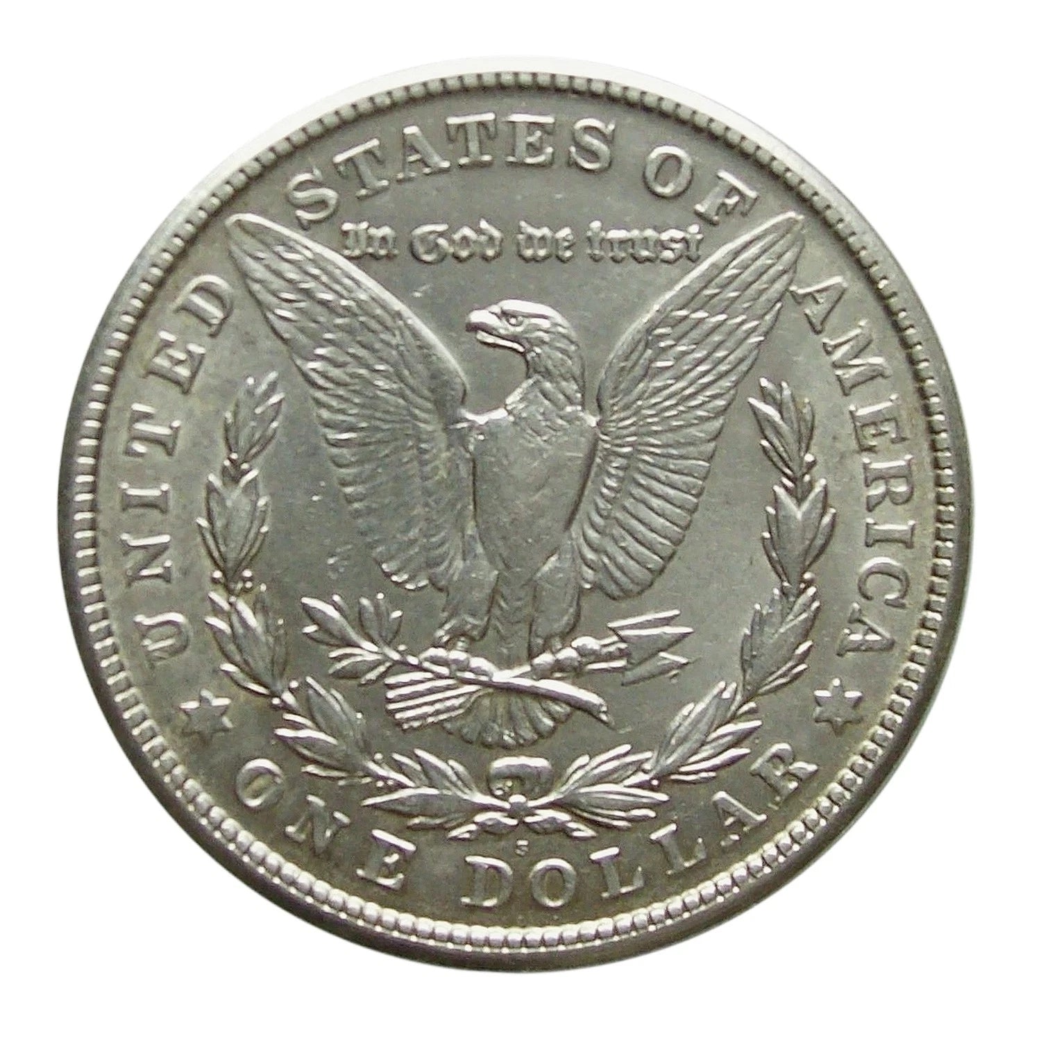 1921 90% Silver Morgan Dollar About Uncirculated-3