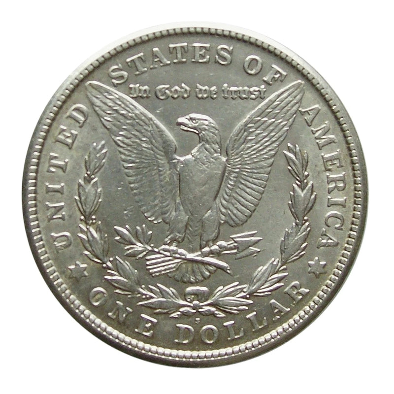 1921 90% Silver Morgan Dollar About Uncirculated-3