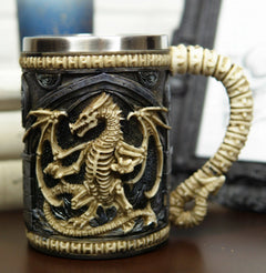 Osario esquelético, dragón fantasma, señor supremo, jarra de cerveza grande, jarra, taza de café-1