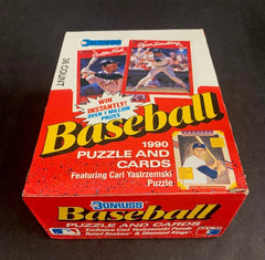 1990 Donruss Baseball Unopened Wax Box-1