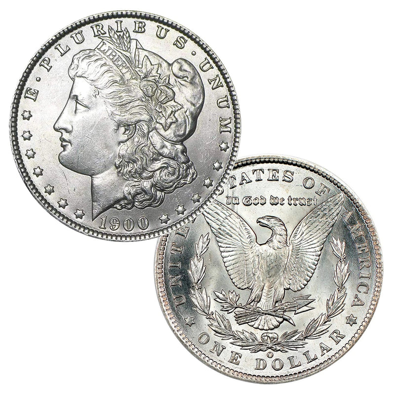 1900 O Morgan Silver Dollar $1 Brilliant Uncirculated BU 90% Silver-1