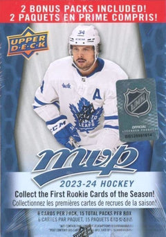 2023/24 Upper Deck MVP Hockey HUGE EXCLUSIVE 15 Pack Factory Sealed Blaster Box-1